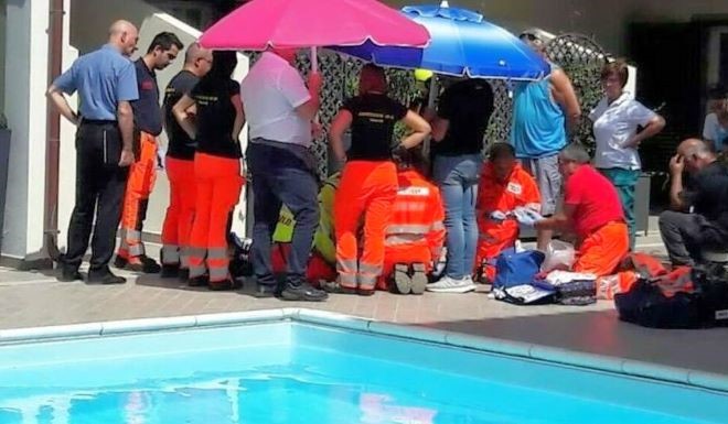 incidenti in piscina